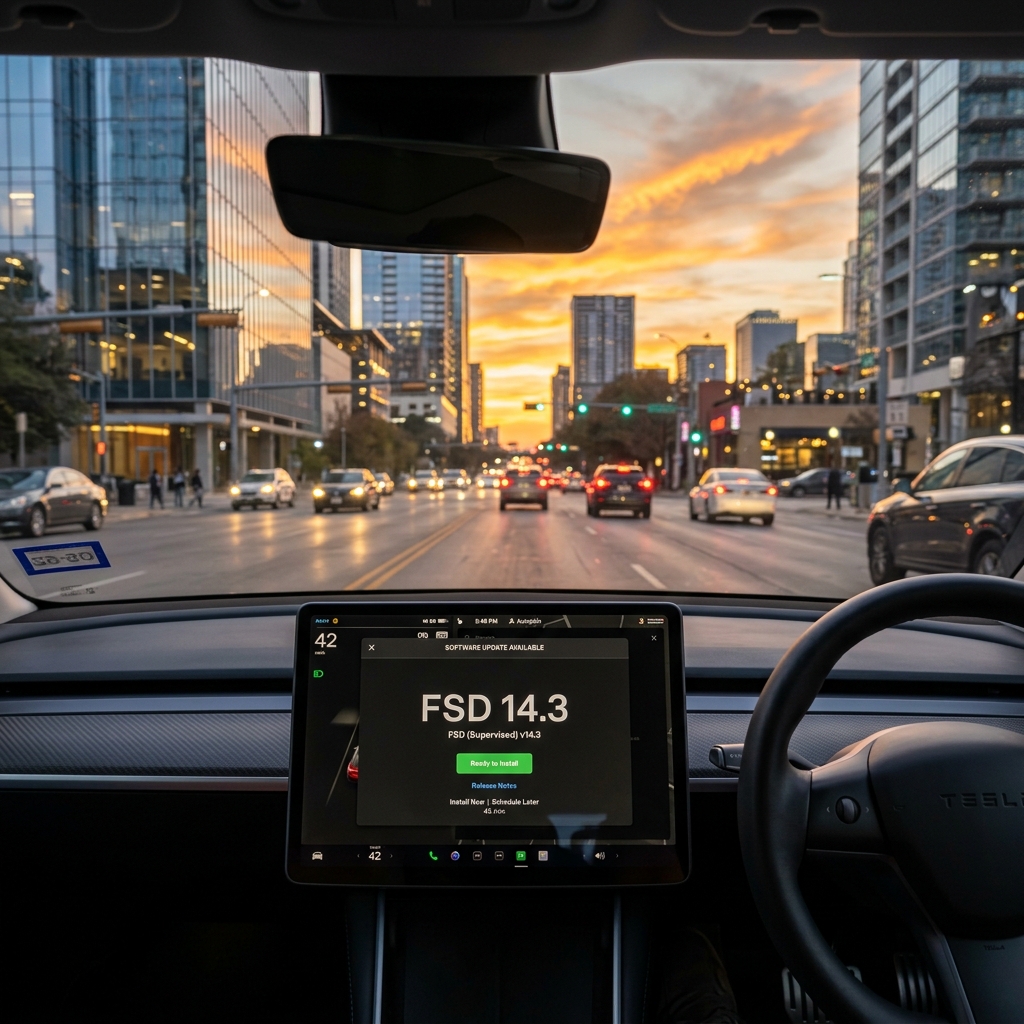 Tesla FSD 14.3 Wide Release